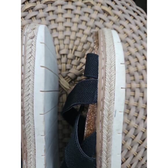 Madden Girl Lorra black espadrille flatform sandal Women’s 8.5 M - Picture 10 of 15